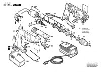 Bosch 0 601 933 566 Gbm 12 Ves-3 Cordless Drill 12 V / Eu Spare Parts